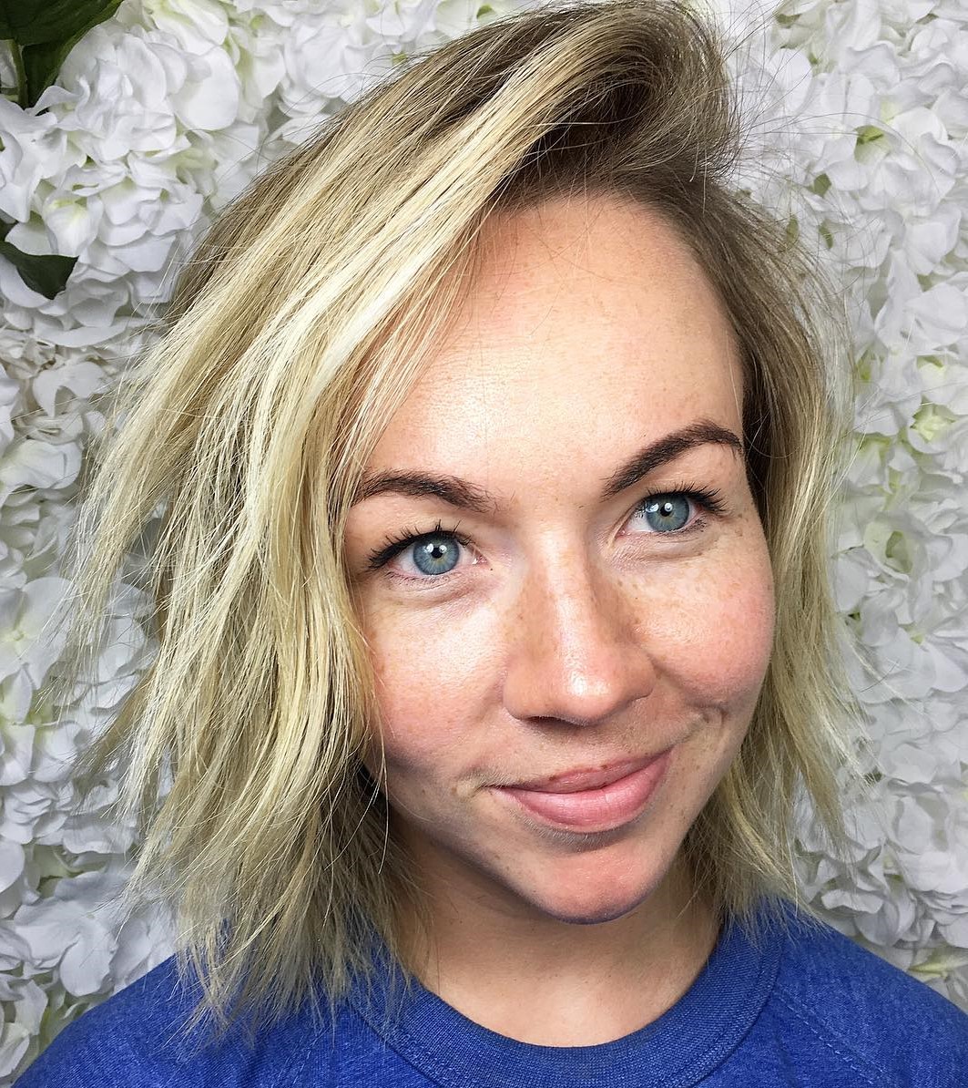 30 Best Hairstyles For Big Foreheads That Definitely Work Hair