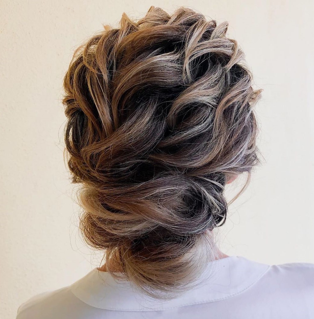 Twisted Bend and Pin Updo