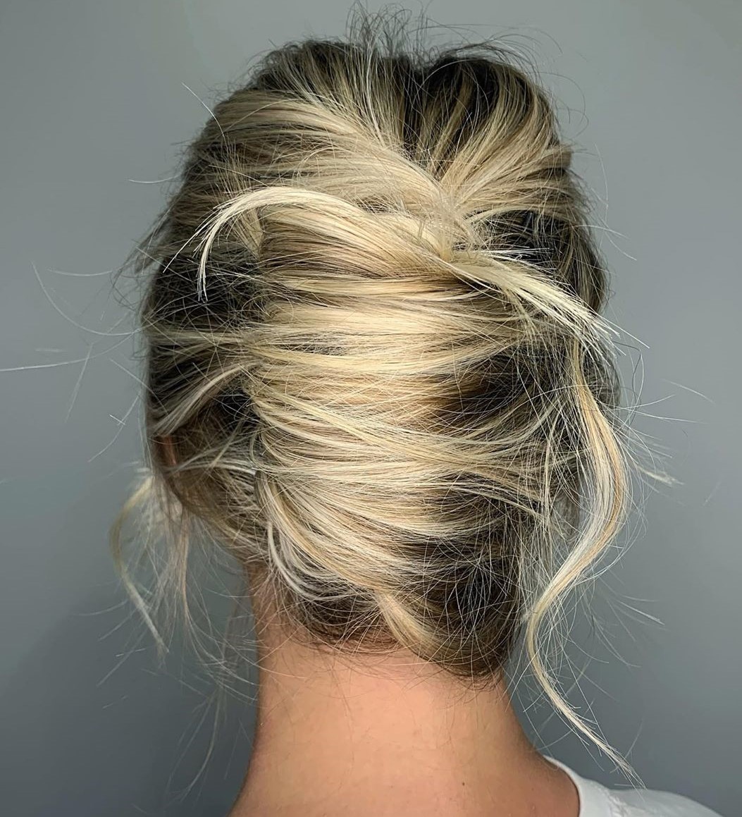 Messy Hair Up Hairstyle