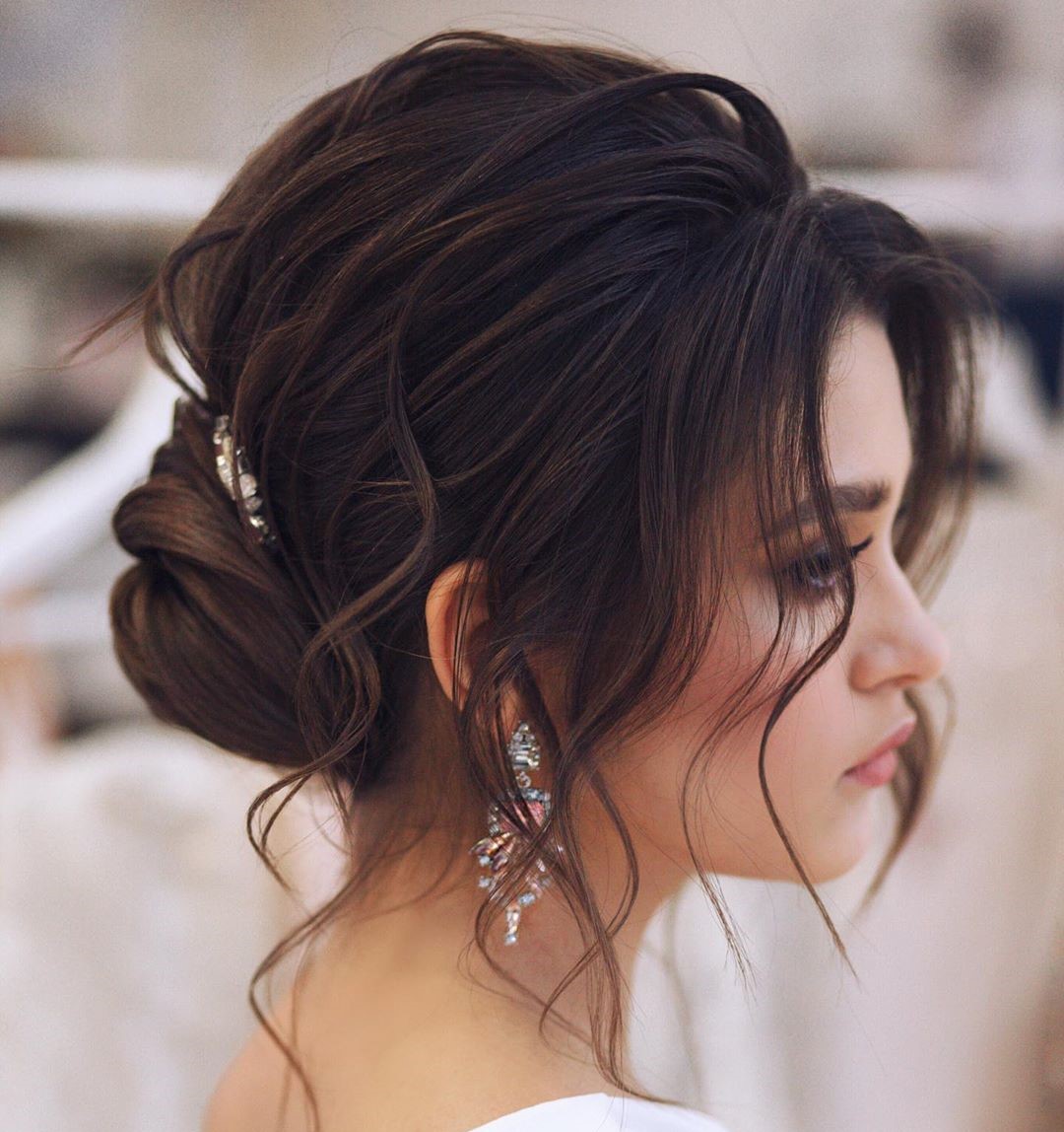 Fancy Loose Updo with Waves