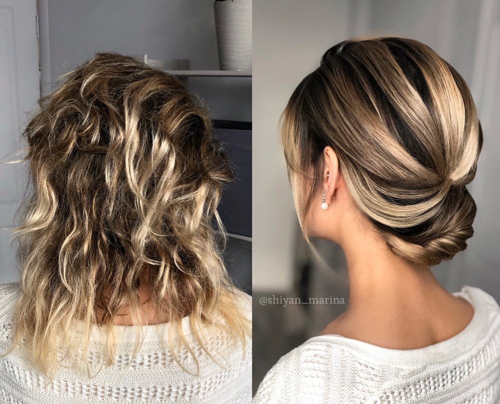 Roll Updo réteges haj