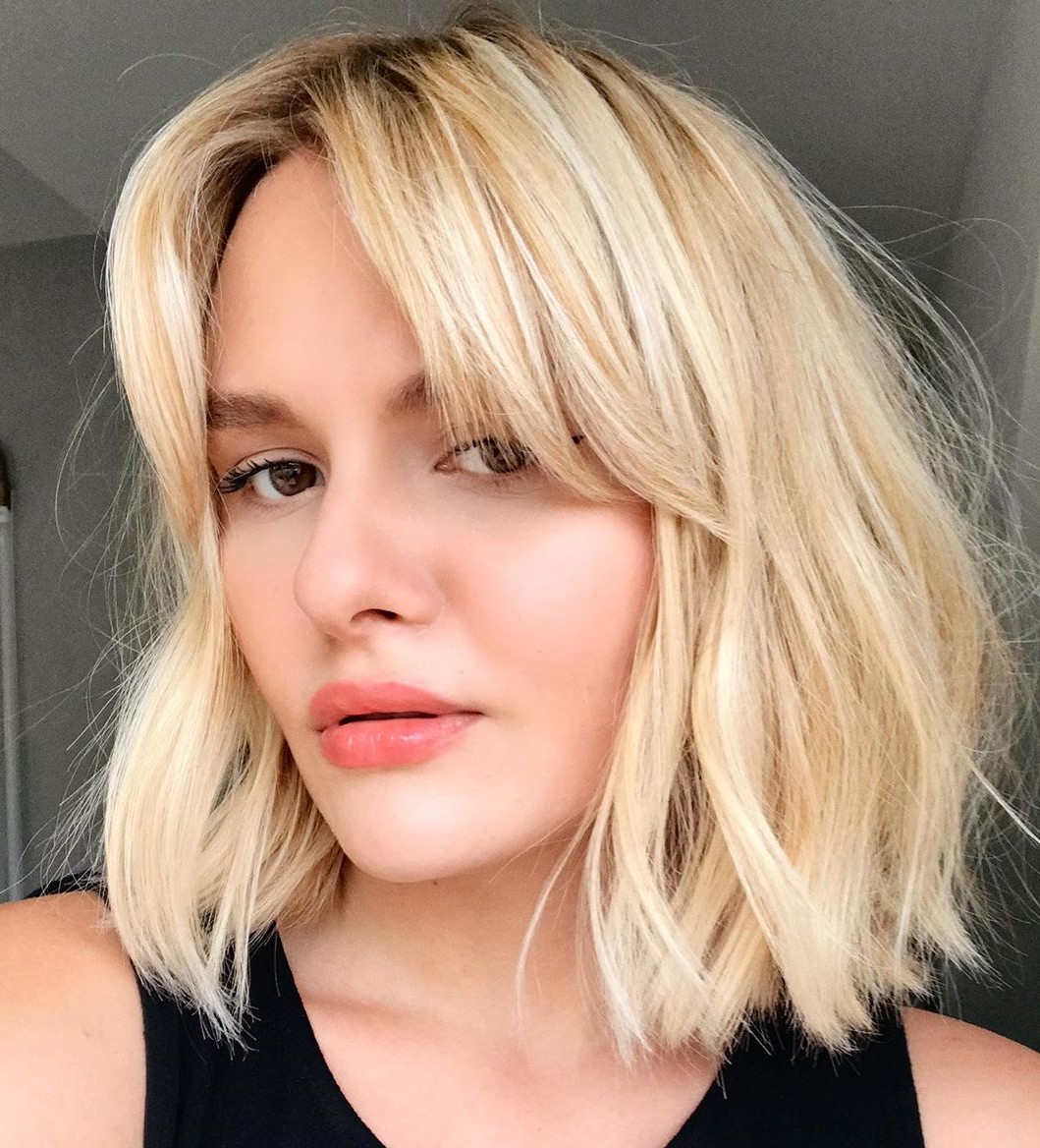 Female Hairstyles Layered With Bangs