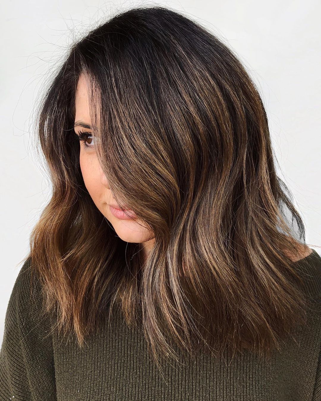 Cabello Castaño Oscuro con Caramelo Babylights