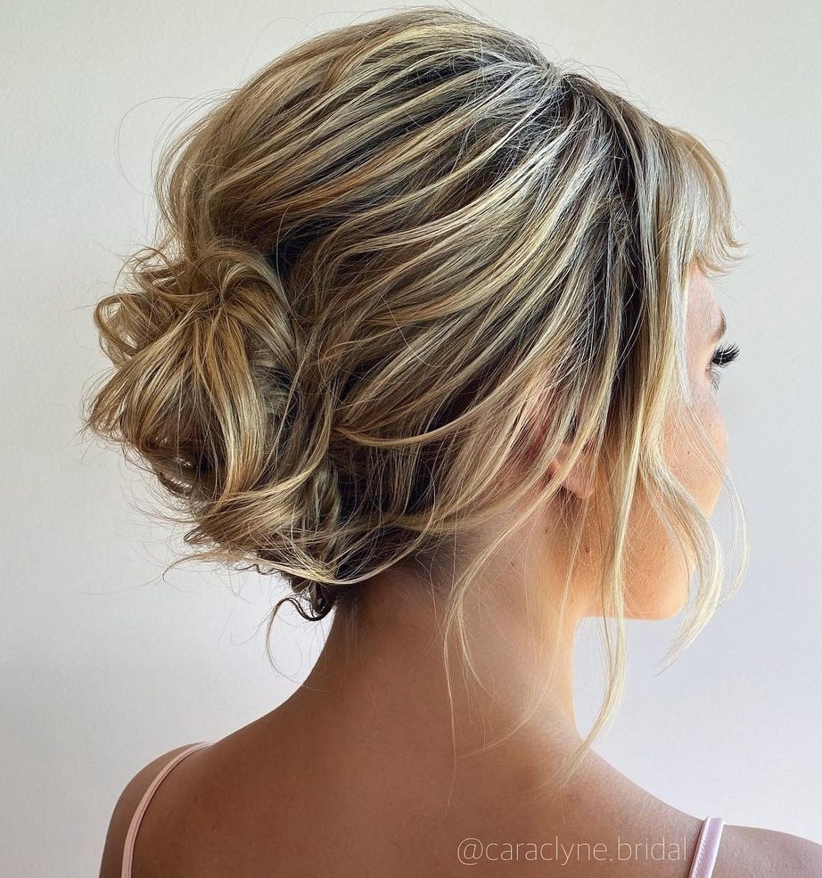 Soft bridal up-do/hairstyle for short, fine, thin hair. Get volume in this hair  style with padding - YouTube