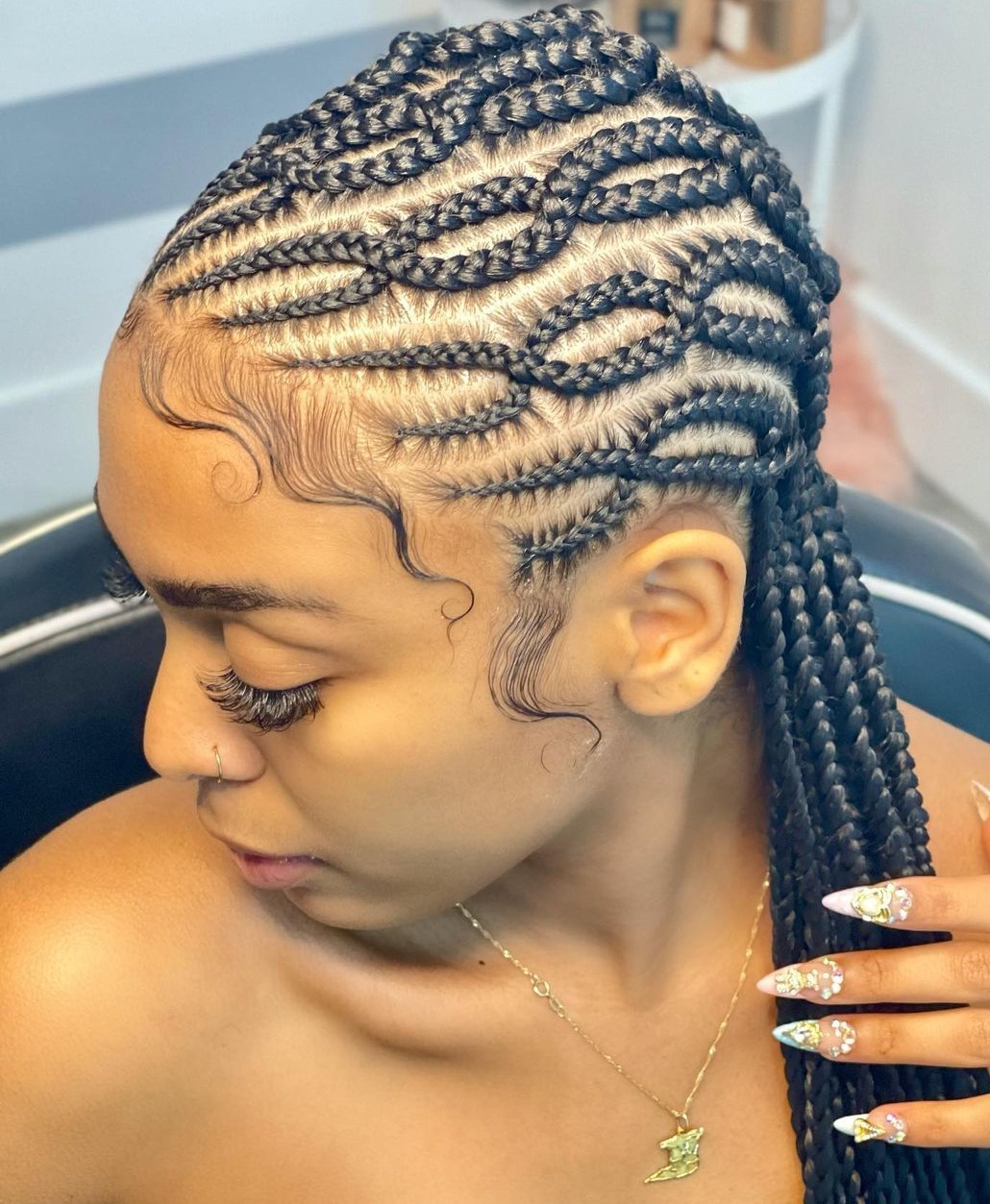30 Stylish Protective Ghana Braids To Try In 2021 Hair Adviser