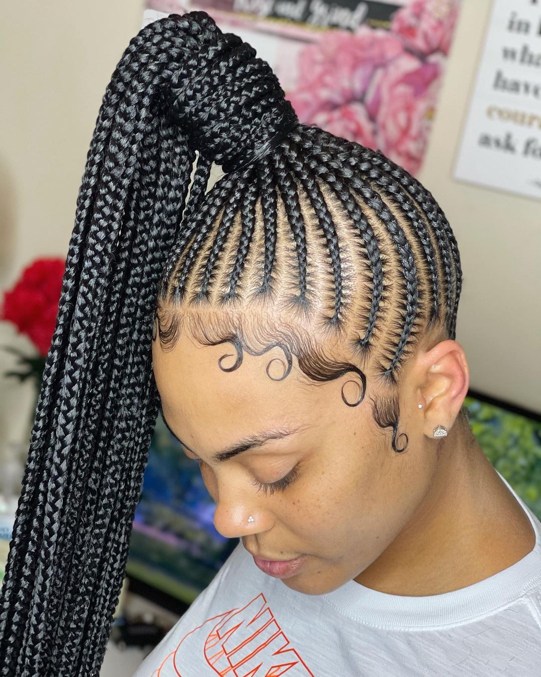 ponytail braid ponytail braid