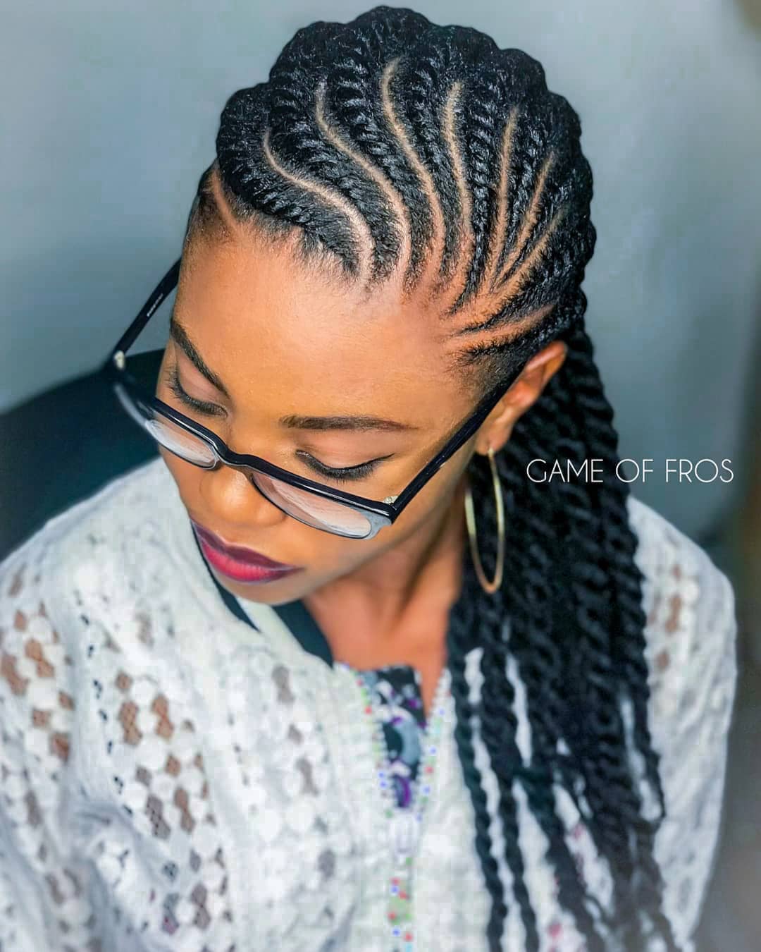 Chic Feed-In Two-Strand Twists 