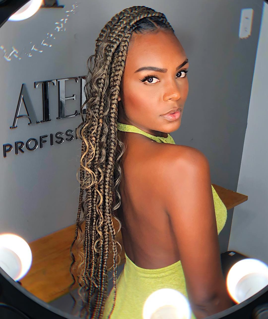 The latest big box braids (jumbo)hairstyles to rock in 2021 - Tuko.co.ke