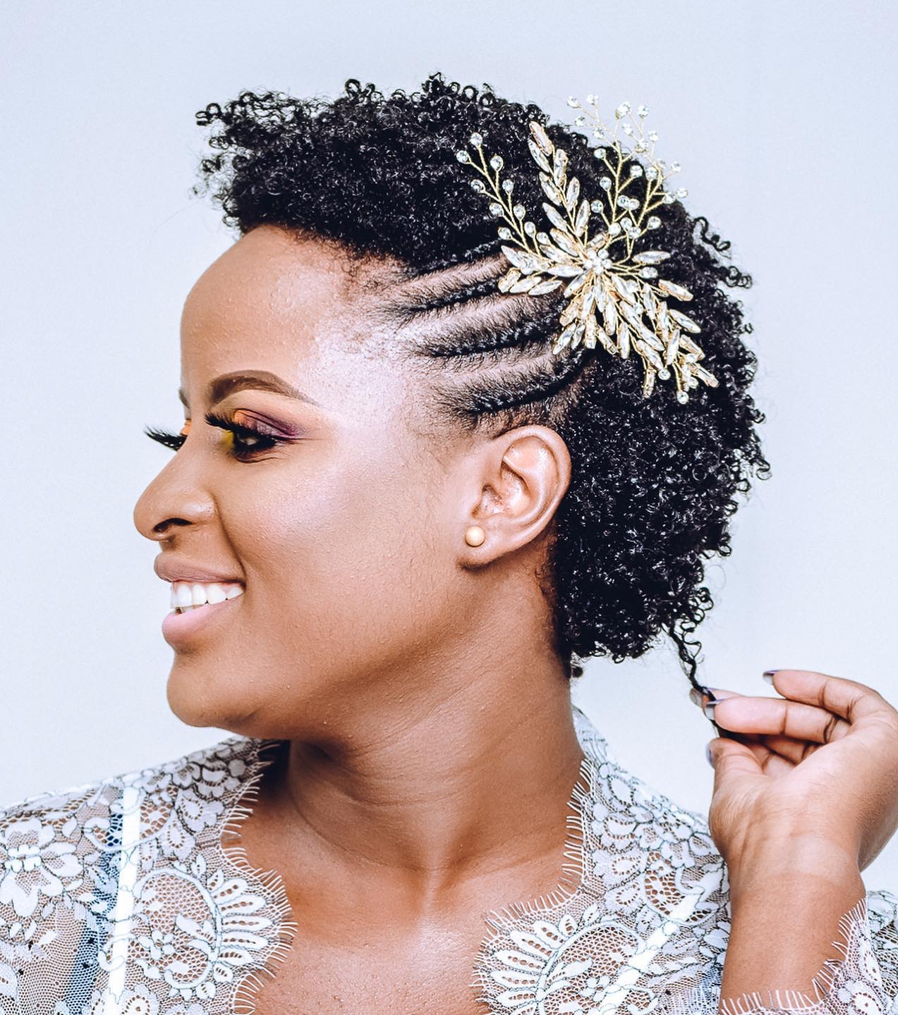 Black top wedding hairstyles