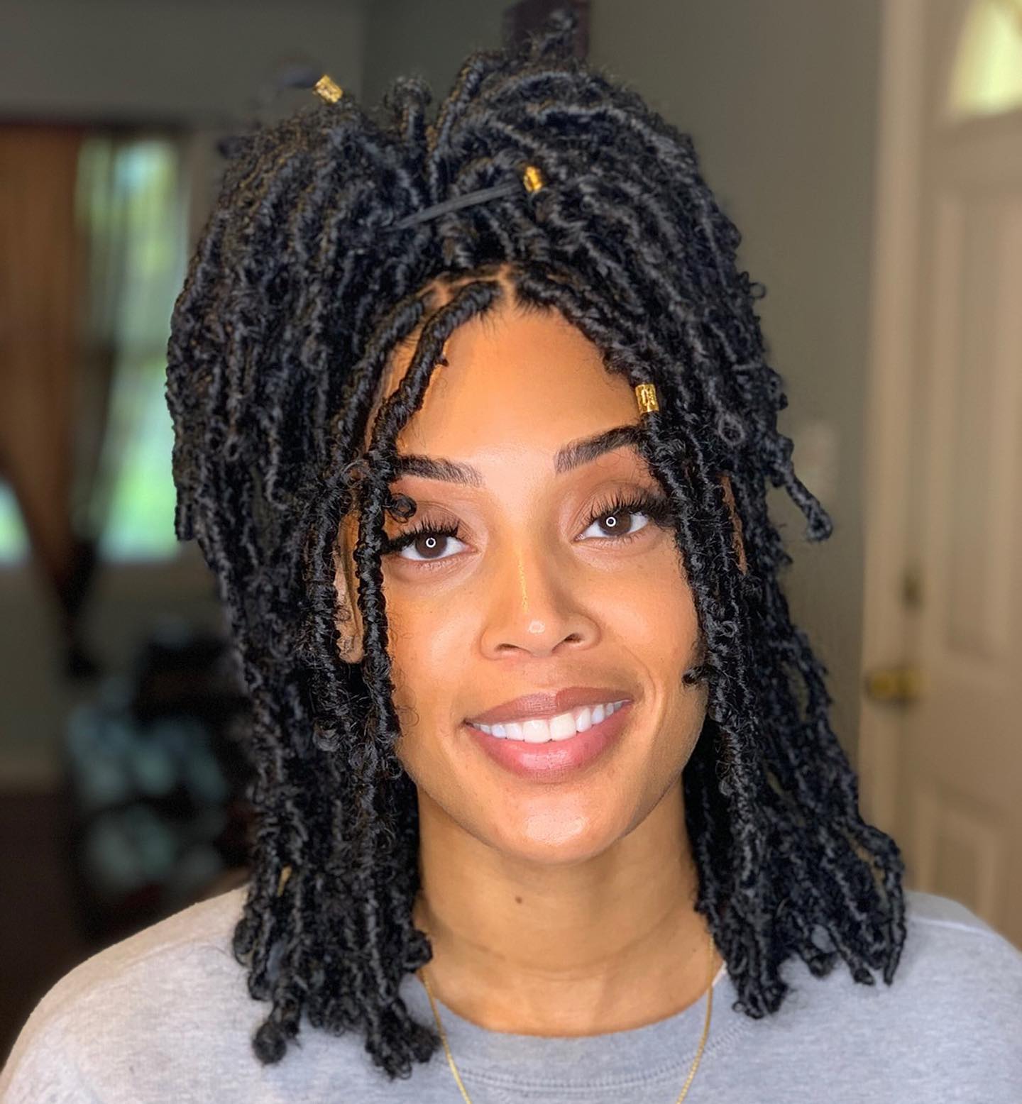 Natural Dreadlocks : Bohemian half head for women - Dreads Expert